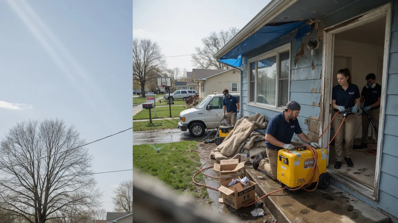 Basement Flood Cleanup in Dayton, ID near me